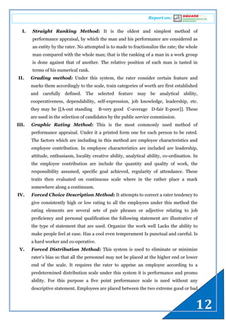 Performance Appraisal of Square Pharmaceutical ltd | PDF