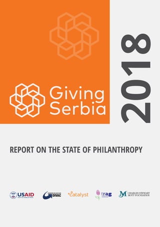 2018REPORT ON THE STATE OF PHILANTHROPY
 