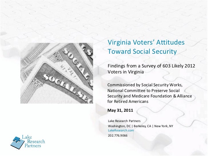 Virginia Social Security SlideshowPartial Results