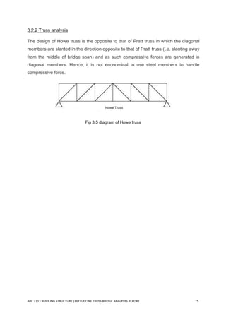 Truss Bridge Report | PDF