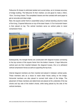 Truss Bridge Report | PDF