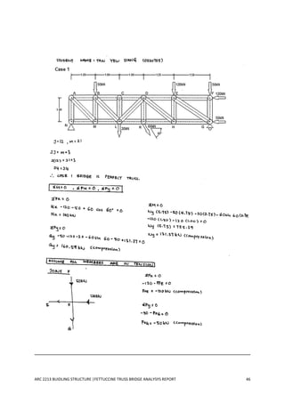 Truss Bridge Report | PDF