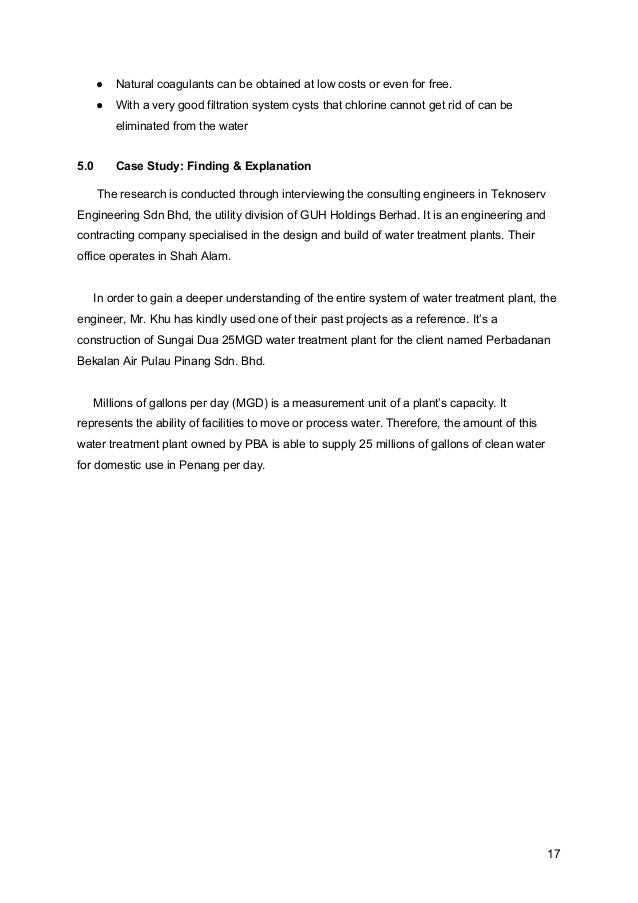 Report Water Treatment For Domestic Water Supplies
