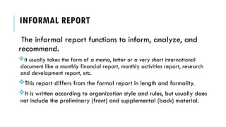 REPORT-WRITING topics in English for Academic and Professional Purposes ...