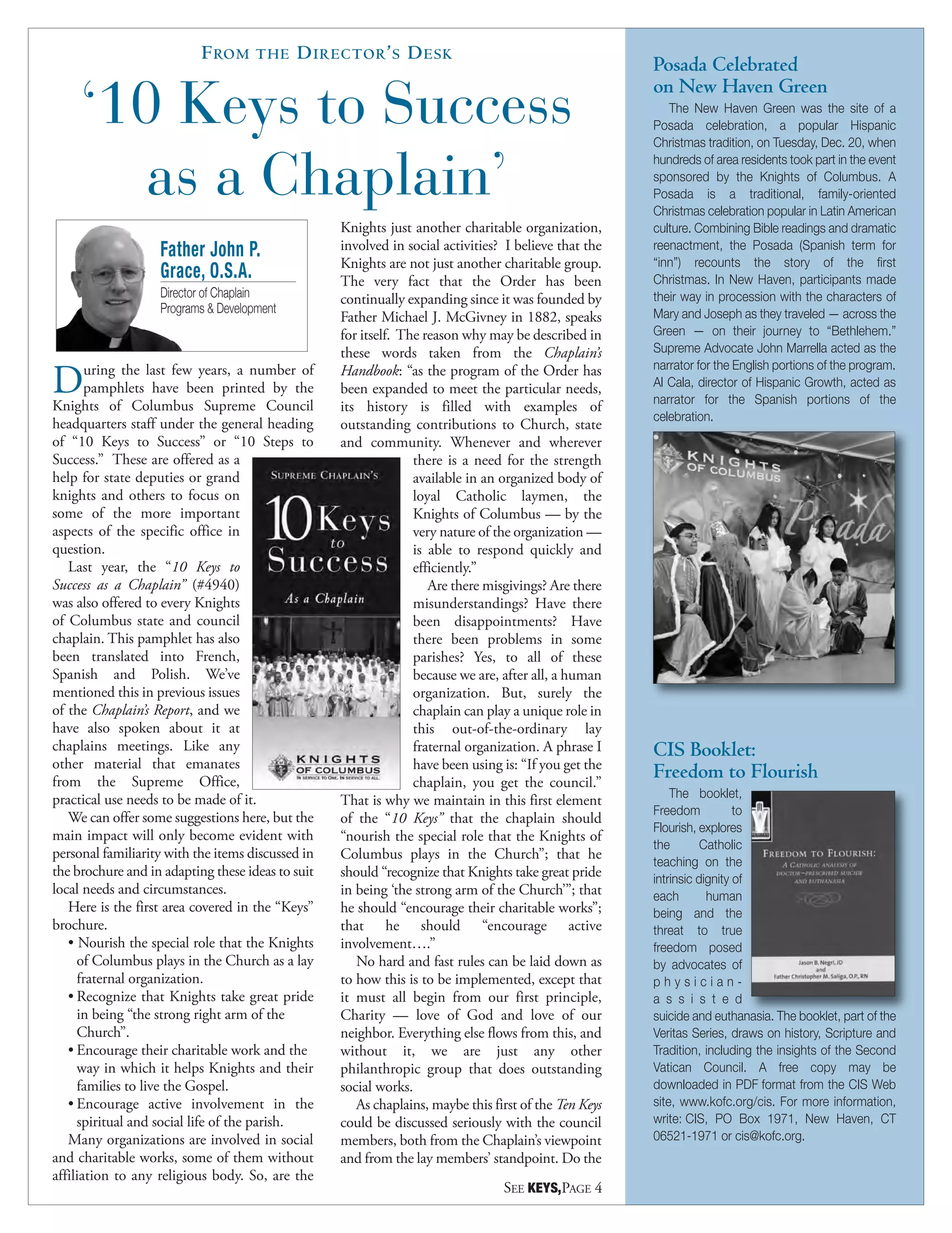 Chaplain's Report | PDF