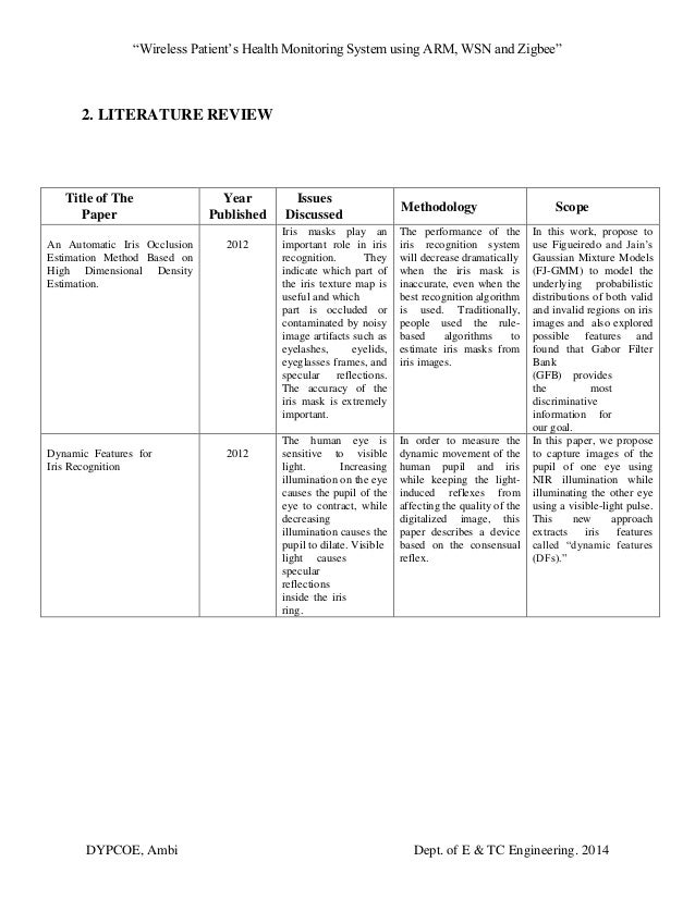Literature review zigbee