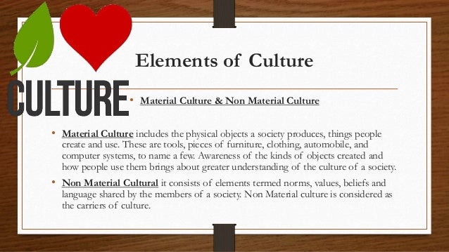 Elements Of Culture E2 80 A2 Material Elements Of Culture E2 80 A2 Material