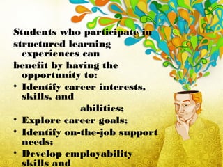 structured learning experiences | PPT