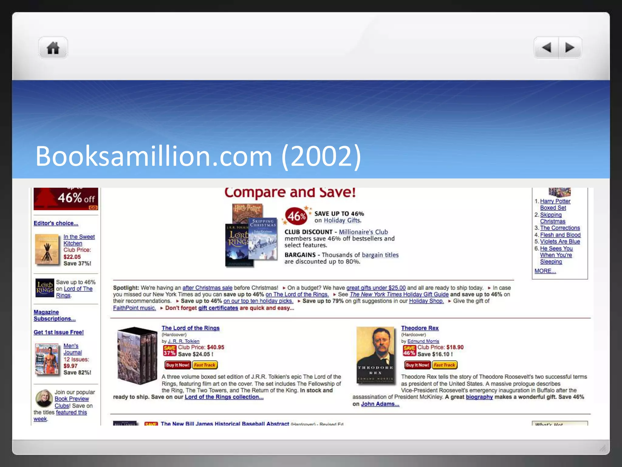 Booksamillion.com (2002)
 