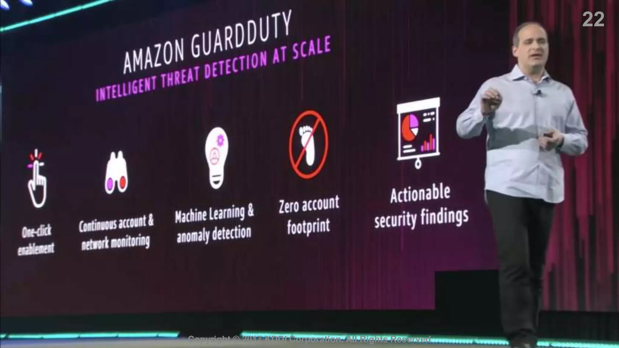 22
Copyright © 2017 KDDI Corporation. All Rights Reserved
 