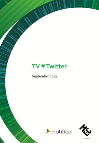 TV ♥ Twitter
September 2012
 