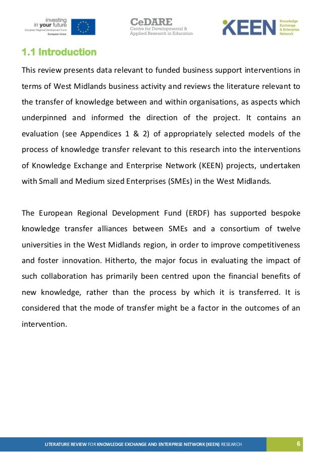 Knowledgeable literature review image