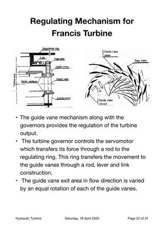 Guide Vane Link Report on Hydraulic Turbine | PDF