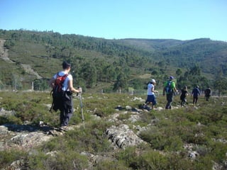 Reportagem da caminhada