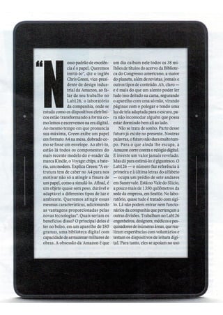 Reportagem: "A leitura na era digital"