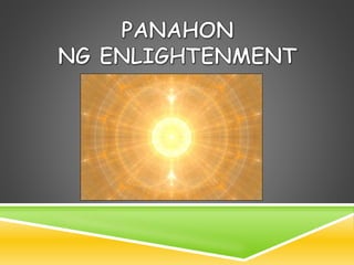 Ang Rebolusyong Siyentipiko at ang Panahon ng Enlightenment