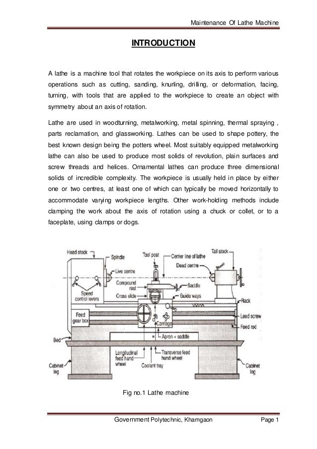 Lathe Machine Gear Chart