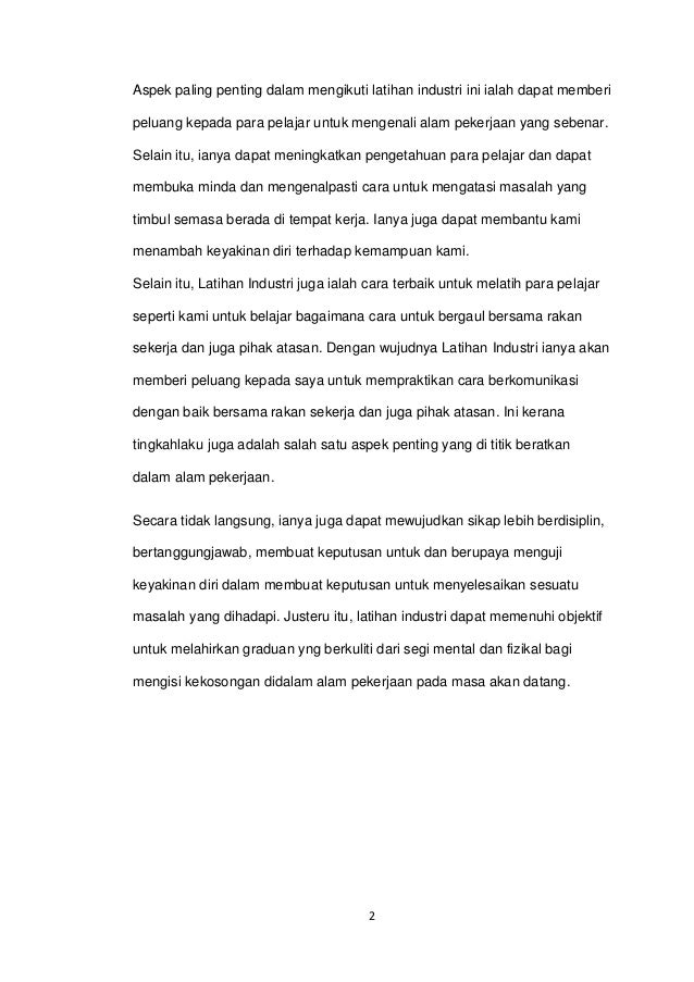 Report Latihan Industri Dsk