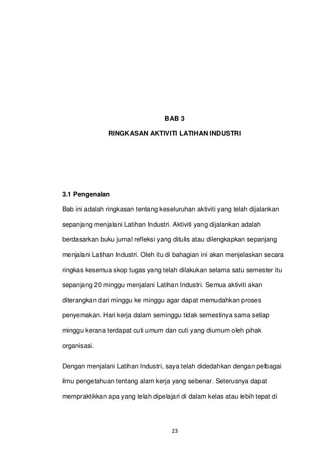 Report Latihan Industri Dsk