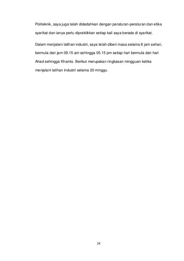 Report Latihan Industri Dsk