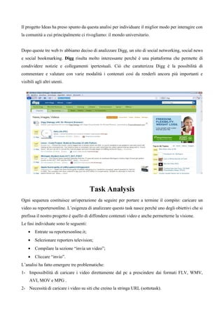 Report Attività Ideas