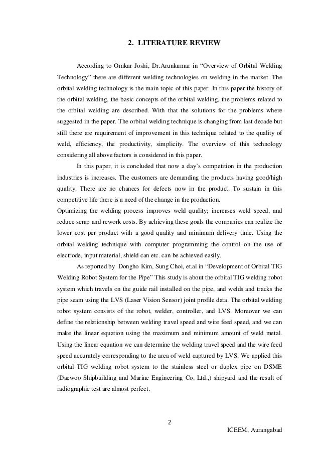 Research title about welding and fabrication picture