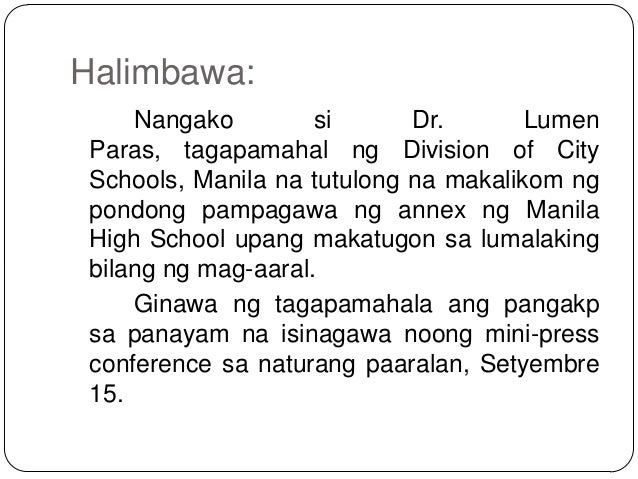 Halimbawa Ng Pagsulat Ng Balita Sa Filipino Pdf Depaggo  kulturaupice