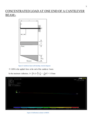 Bending and free vibration analysis of isotropic and composite beams | DOCX