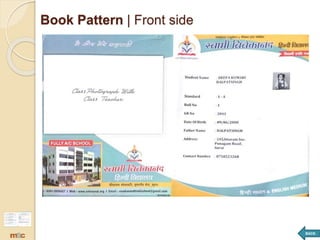 BACK
Book Pattern | Front side
 