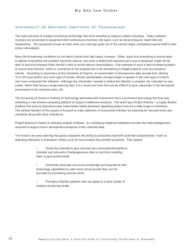 report case study big data care spot doctors note