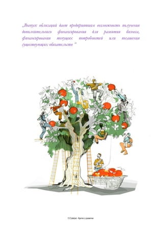 13 Catalyst - Кратко о развитии
„Выпуск облигаций дает предприятиям возможность получения
дополнительного финансирования для развития бизнеса,
финансирования текущих потребностей или погашения
существующих обязательств ”
 