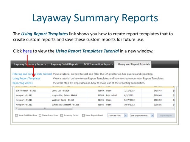 Layaway Template Excel - FREE DOWNLOAD