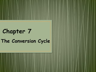 The Conversion Cycle
 