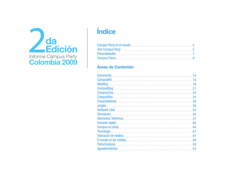 Reporte Campus Party Colombia 2009