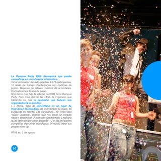 Report Campus Party España 12, 2008