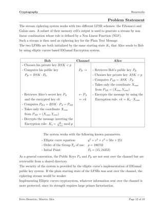 Report Cryptography | PDF