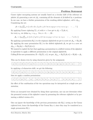 Report Cryptography | PDF