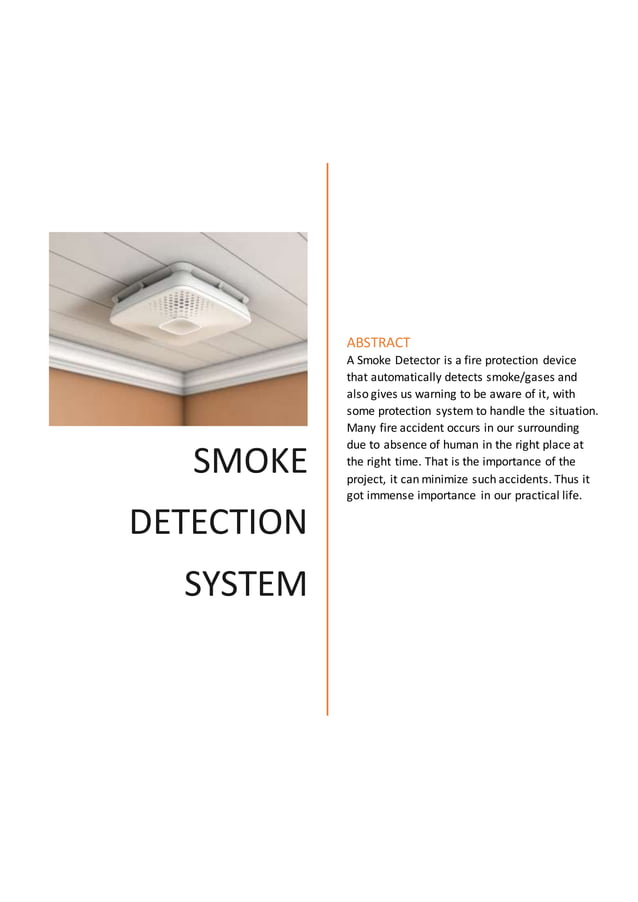 Smoke Detection System | PDF