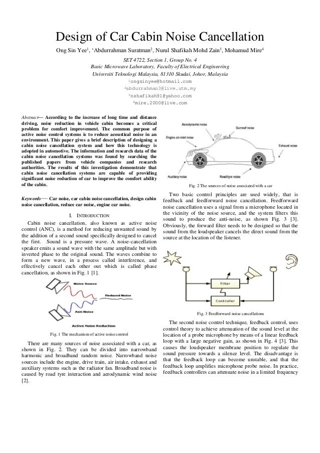 active noise reduction system