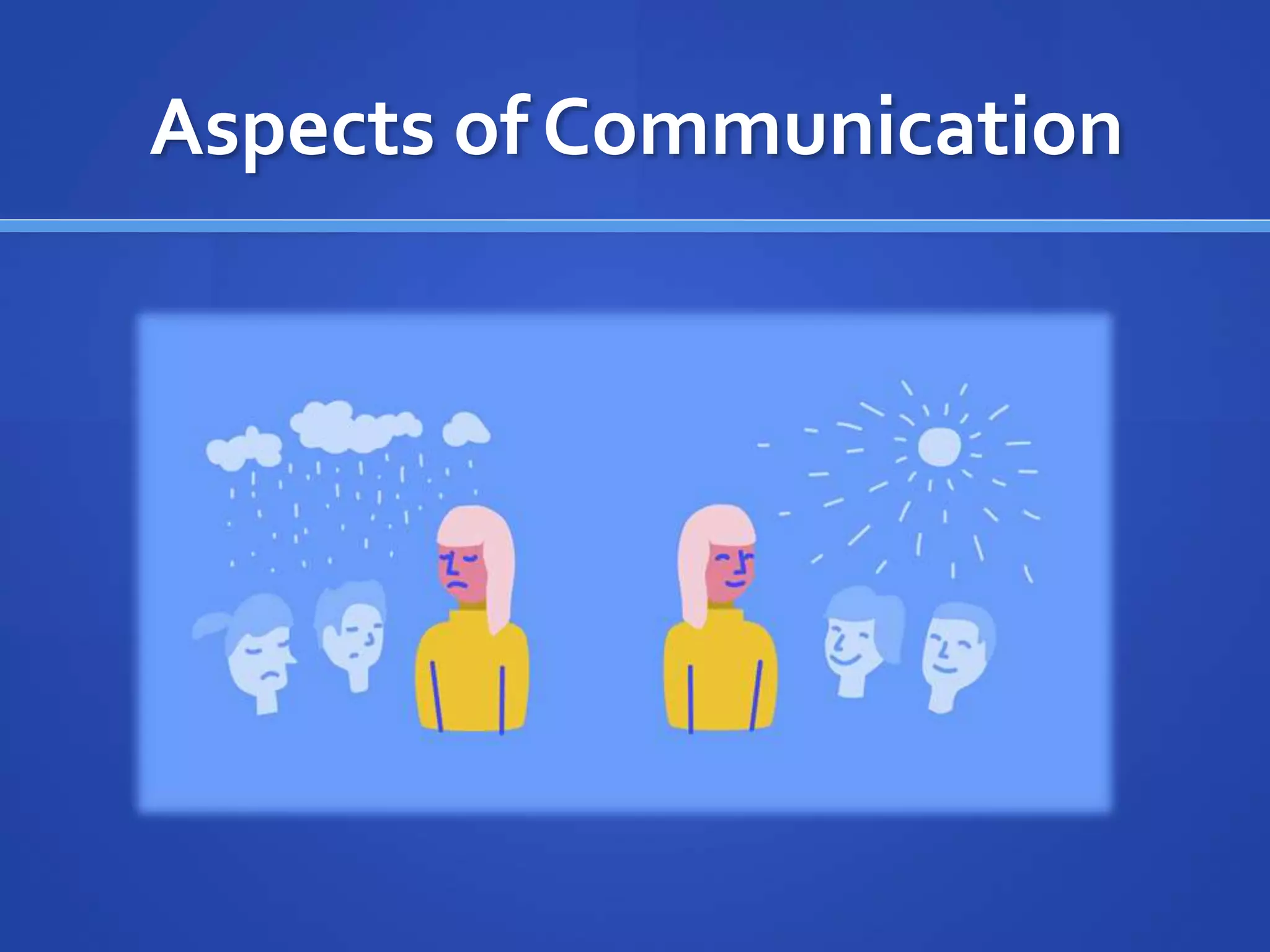 Aspects of Communication
 