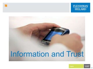 Information and Trust