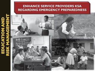 ENHANCE SERVICE PROVIDERS KSA
REGARDING EMERGENCY PREPAREDNESS
 