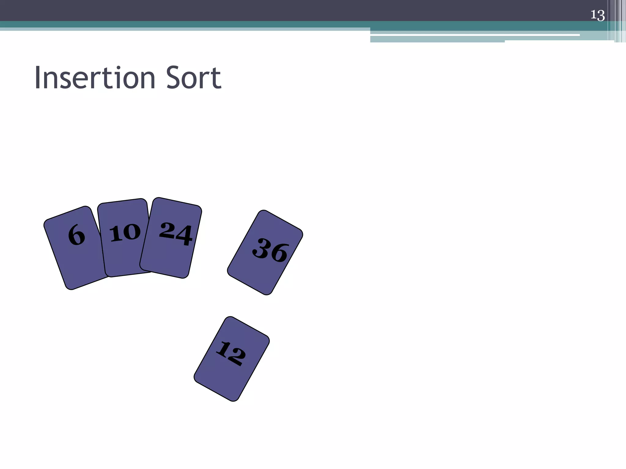 13

Insertion Sort

 