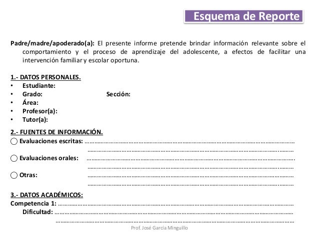 formato de informe academico