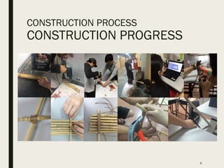CONSTRUCTION PROCESS
CONSTRUCTION PROGRESS
9
 