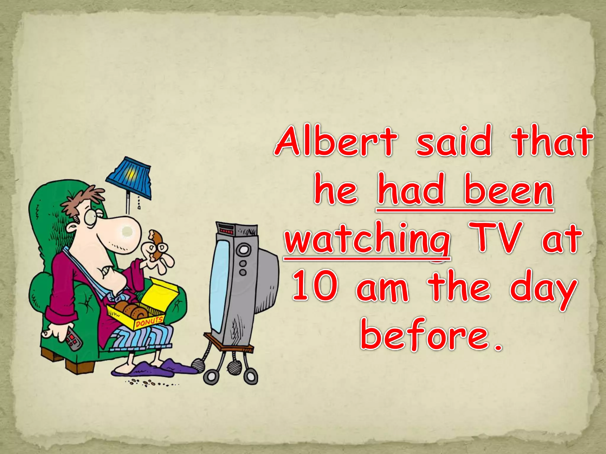 Reported speech conversation and games