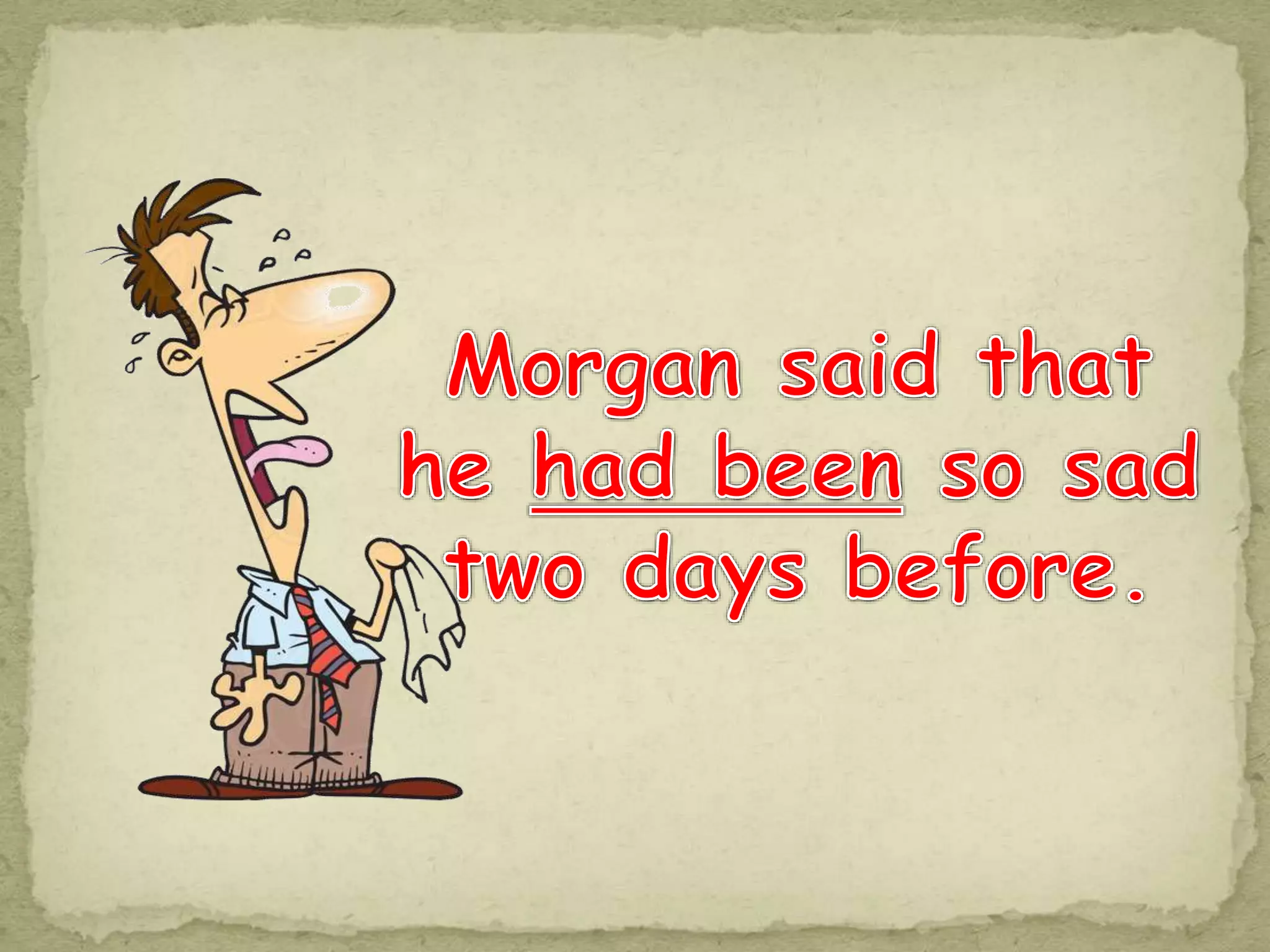 Reported speech conversation and games