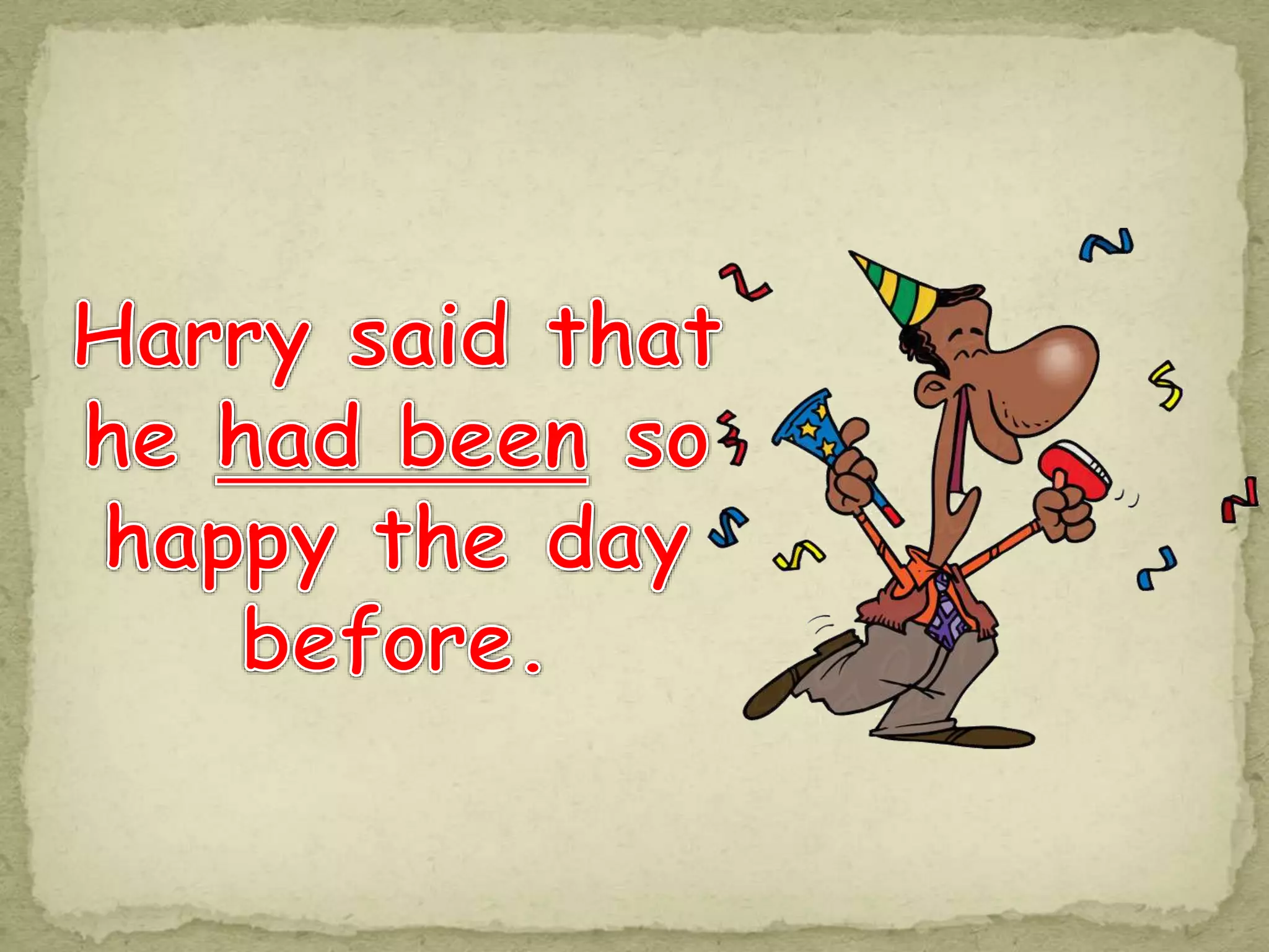 Reported speech conversation and games