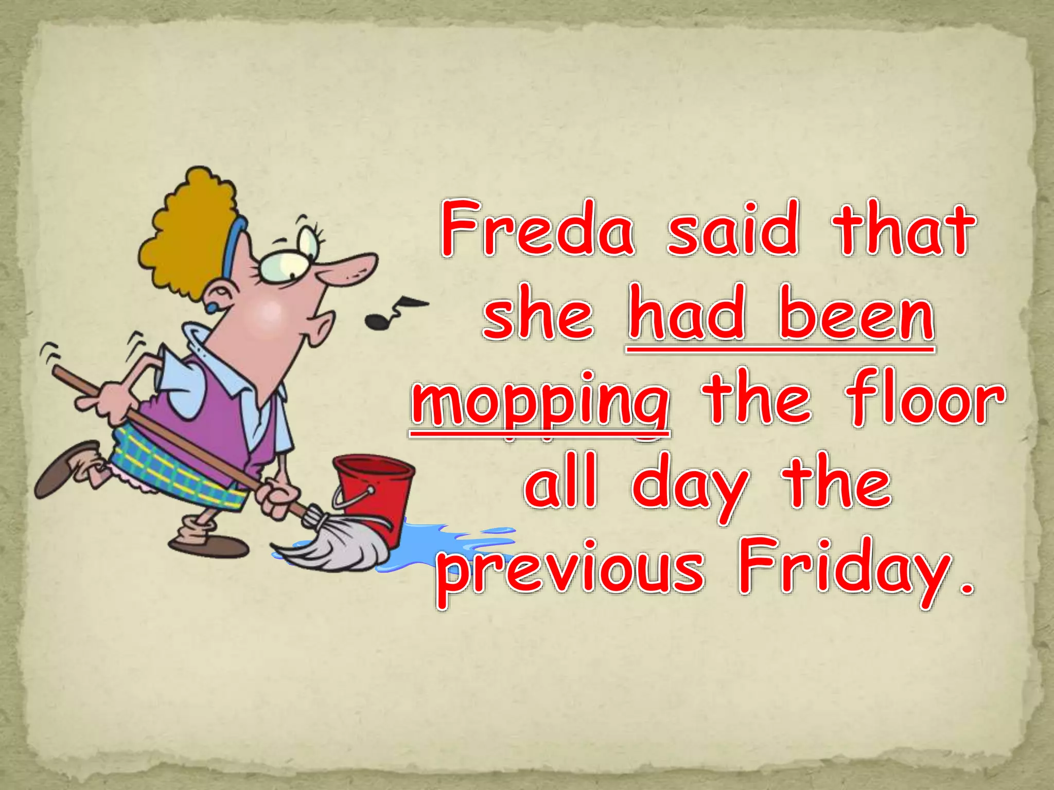 Reported speech conversation and games