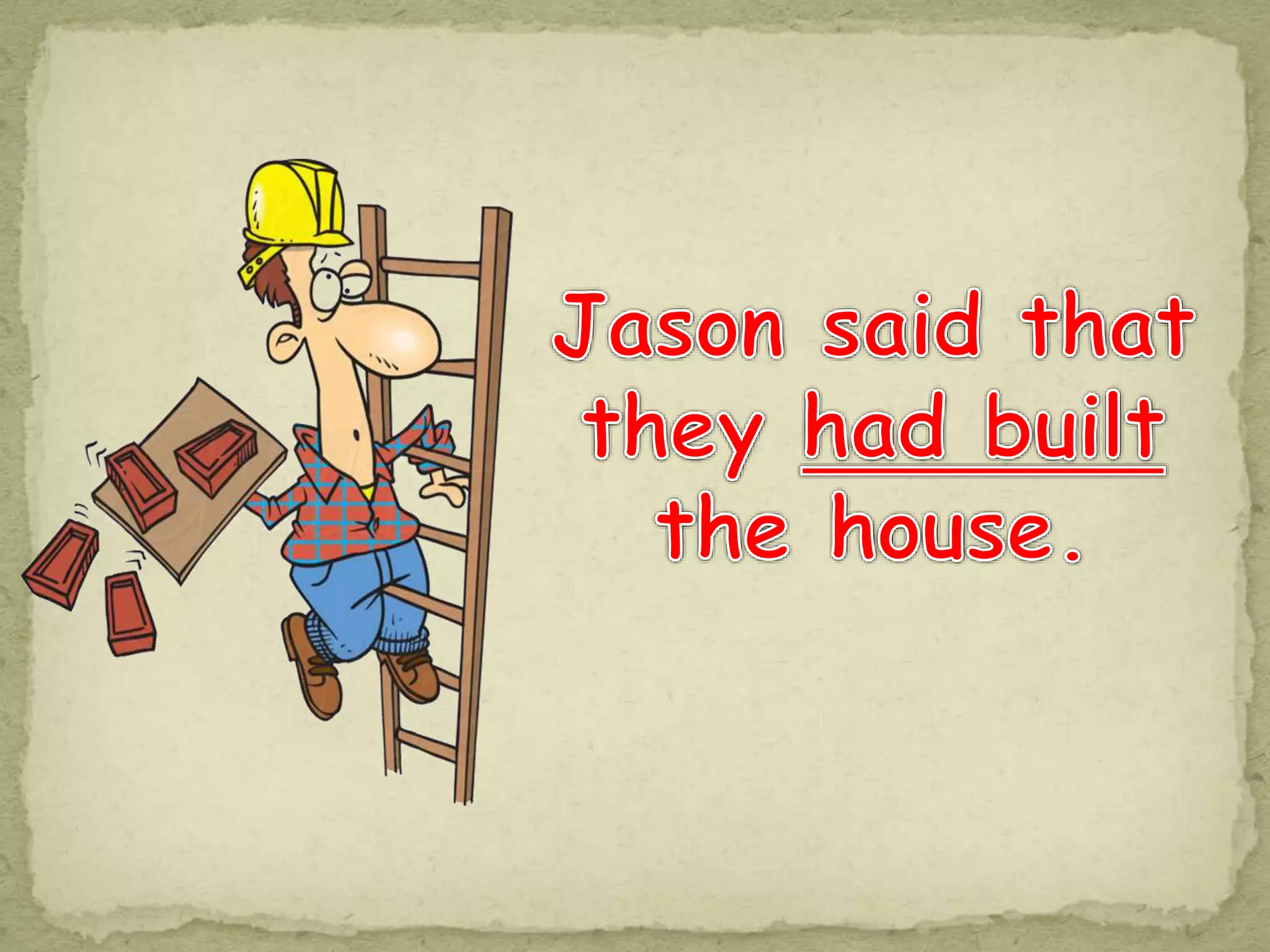 Reported speech conversation and games